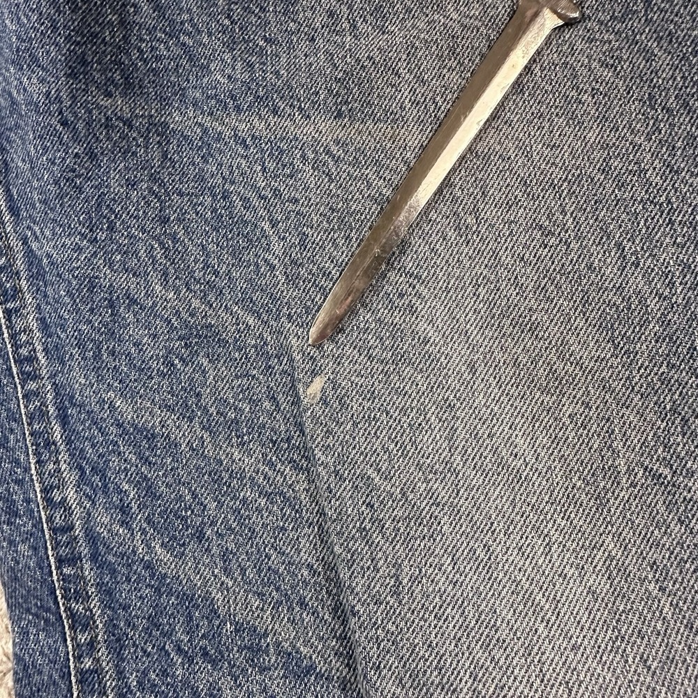 VTG Carhartt Jeans Mens 36x34 Made in USA Jeans Pants Workwear (34x33 Actual) - Picture 8 of 15